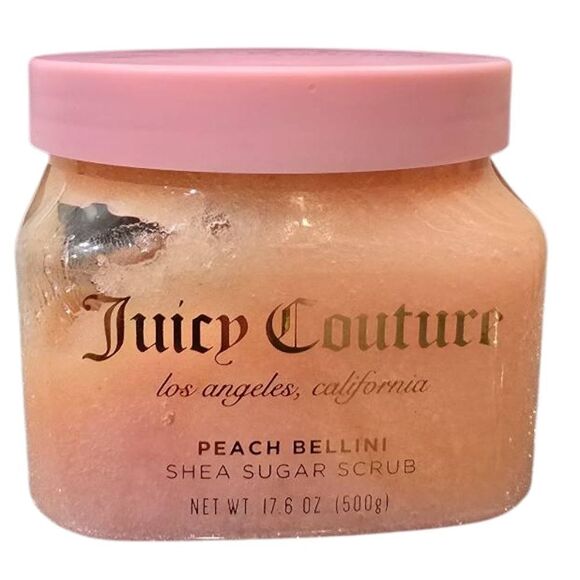 Juicy Couture Peach Bellini Shea Sugar Scrub - Picture 2 of 4